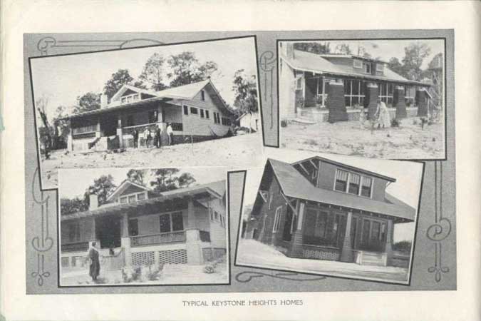 Collage of Keystone Heights historic homes